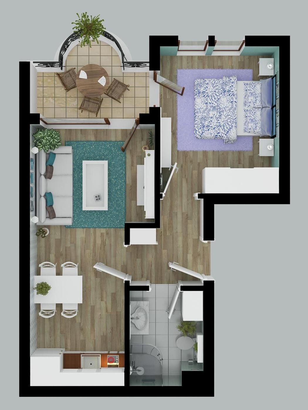 One-Bedroom Apartment with Pool View,1758442948:JPEG